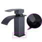 Sturdy Stylish Bath Faucet - Black Bronze Edges / Curved / 