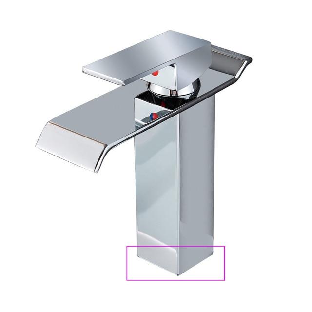 Sturdy Stylish Bath Faucet - Chrome / Modern Square / 