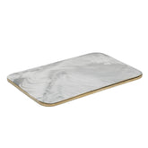 Stylish Marble Cutting Board - Gold Rim / Large - Kitchen 