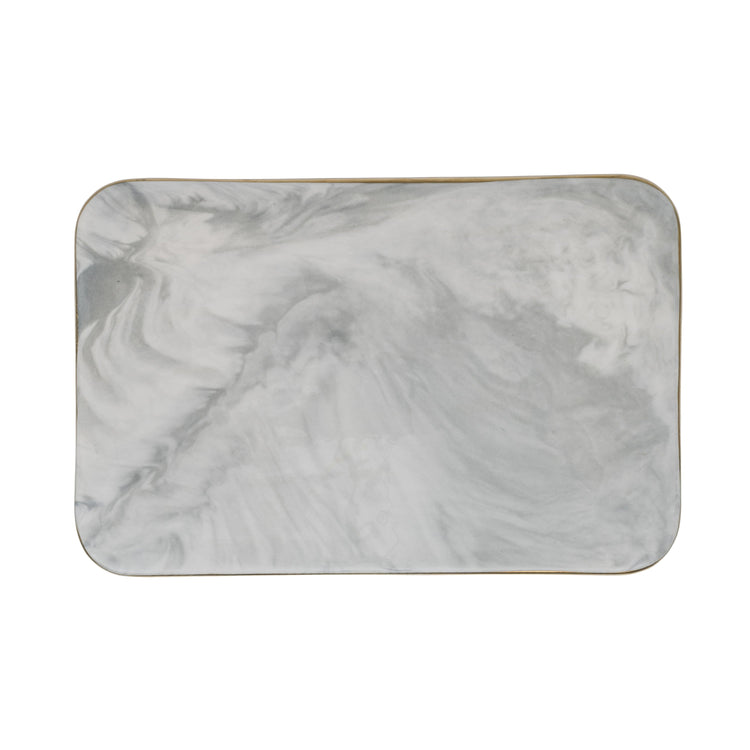 Stylish Marble Cutting Board - Rounded Rim / Large - Kitchen