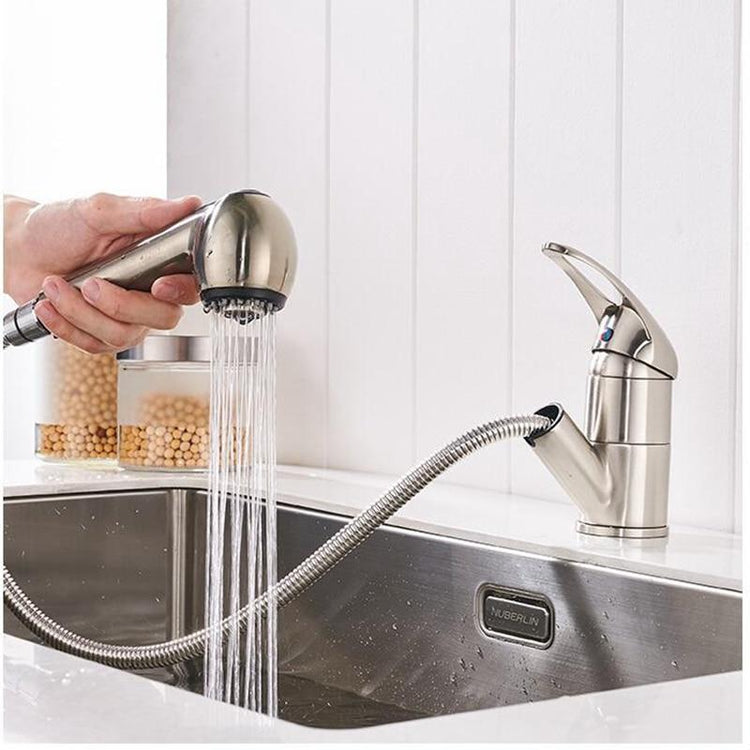 Stylish Pull Out Deck Mount Kitchen Faucet - Faucet