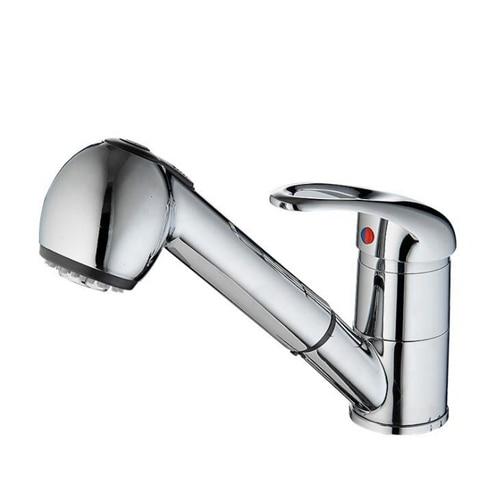 Stylish Pull Out Deck Mount Kitchen Faucet - Faucet