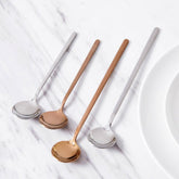 Stylish Stainless Steel Dessert Spoon - Spoons