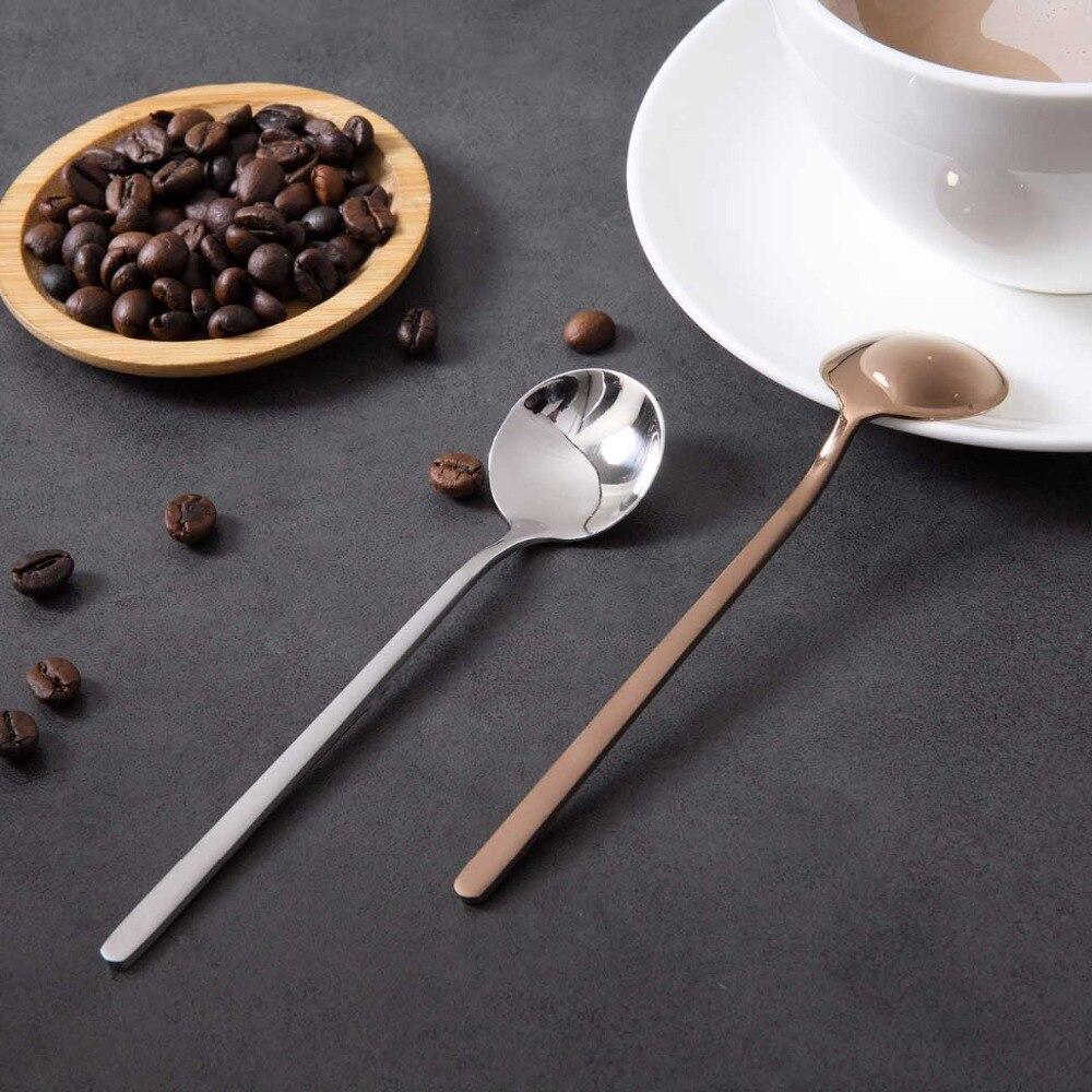 Stylish Stainless Steel Dessert Spoon - Spoons