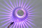 Sun Rays Shadow Cast Decorative Wall Lamp - Purple - Wall 