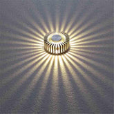 Sun Rays Shadow Cast Decorative Wall Lamp - Warm White - 