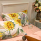 Sunflower Print Egyptian Cotton Duvet Cover Set - Duvet 