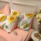 Sunflower Print Egyptian Cotton Duvet Cover Set - Duvet 