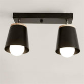 Tiltable Drop Down Lights - Black / Warm White / 2 - Table 