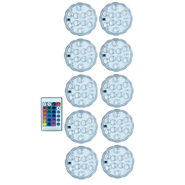 Tiny Remote Control LED Light - 10 Lamps - Decorative Light