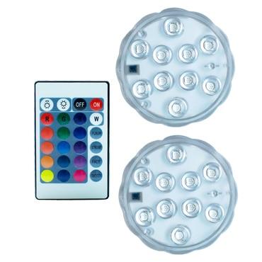 Tiny Remote Control LED Light - 2 Lamps - Decorative Light