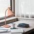 Toula - Stylish Sleek Desk Lamp - Pink - Table Lamp