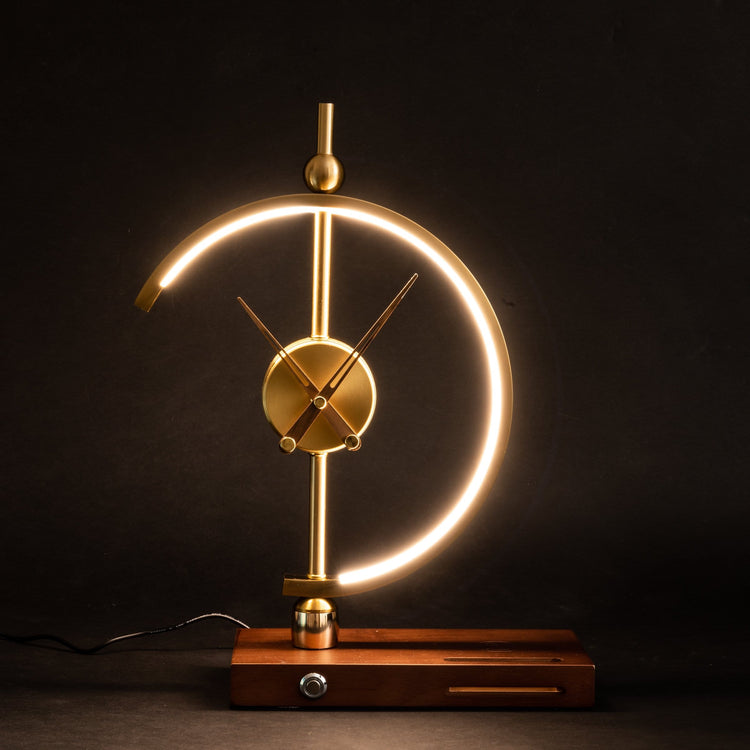 Traveller Clock LED Desk Lamp - Table Lamp