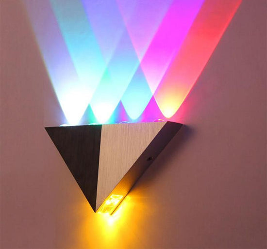 Triangle Wall Washer Lamp - Rainbow - Wall Light