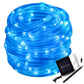 Tube String LED Solar Garden Light - Blue / 50 LED Lights / 