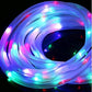 Tube String LED Solar Garden Light - Muiltcolor / 50 LED 