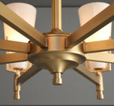 Vini Vidi Gold 12 Lamp Chandelier - Chandelier