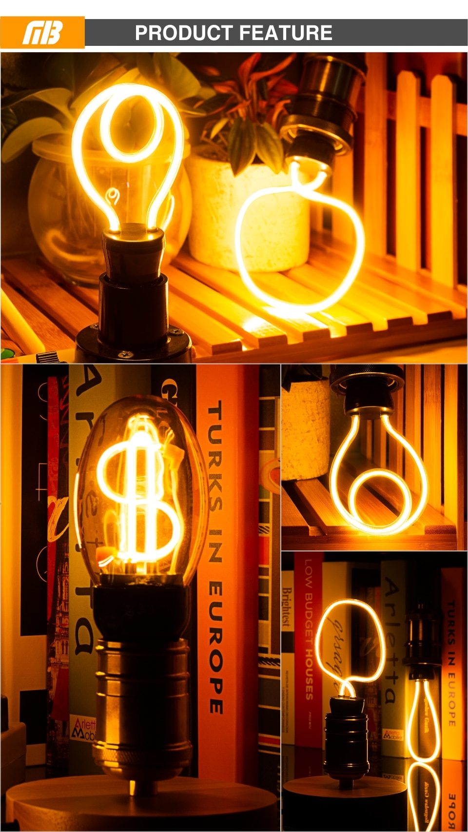 Vintage Bulb Shaped LED Strip Bulb - Decorative Light