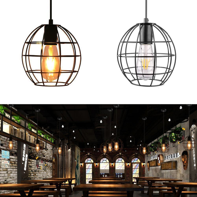 Vintage Cage Pendant Lamp - Pendant Lamp