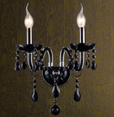 Vintage Flame Shaped Candle Chandelier - 2 Lamps - 