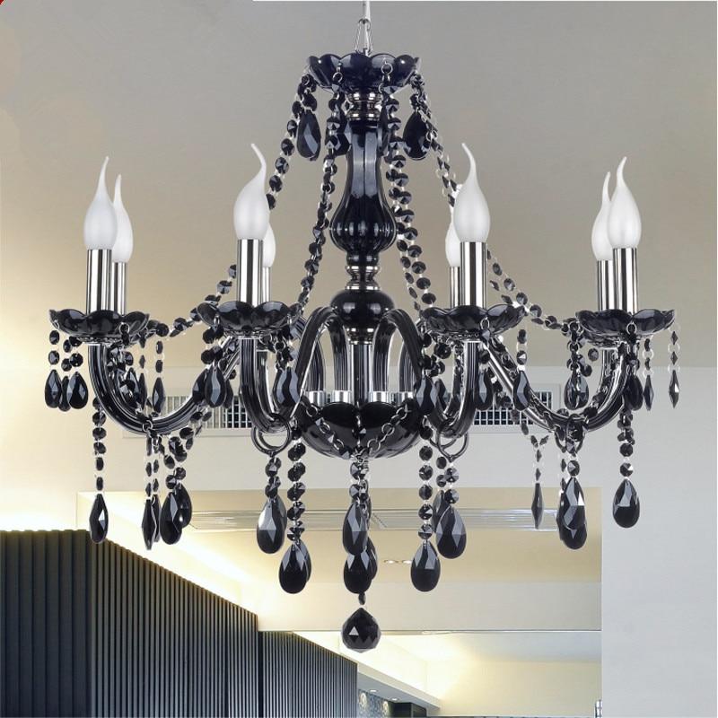 Vintage Flame Shaped Candle Chandelier - 8 Lamps - 