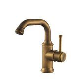 Vintage Industrial Style Bathroom Faucet - Antique Brass 