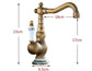 Vintage theme Brass Faucet - Faucet