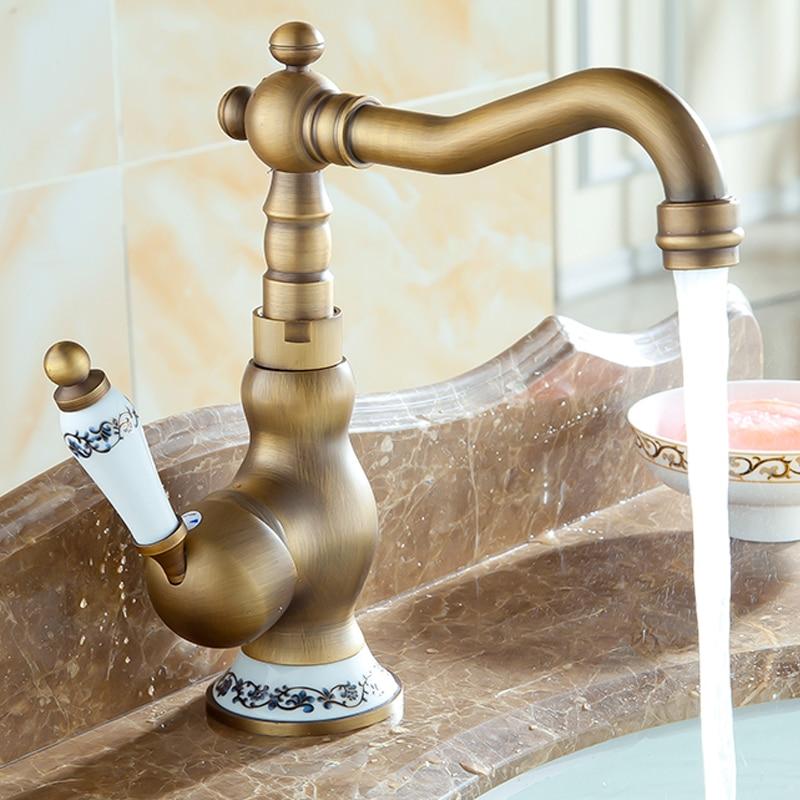 Vintage theme Brass Faucet - Short - 9 - Faucet