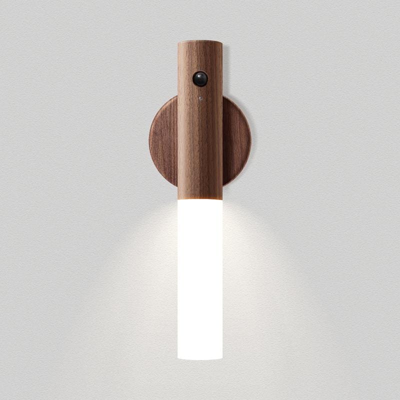 Wooden Cylinder LED Wall Sconce - Wall Sconce