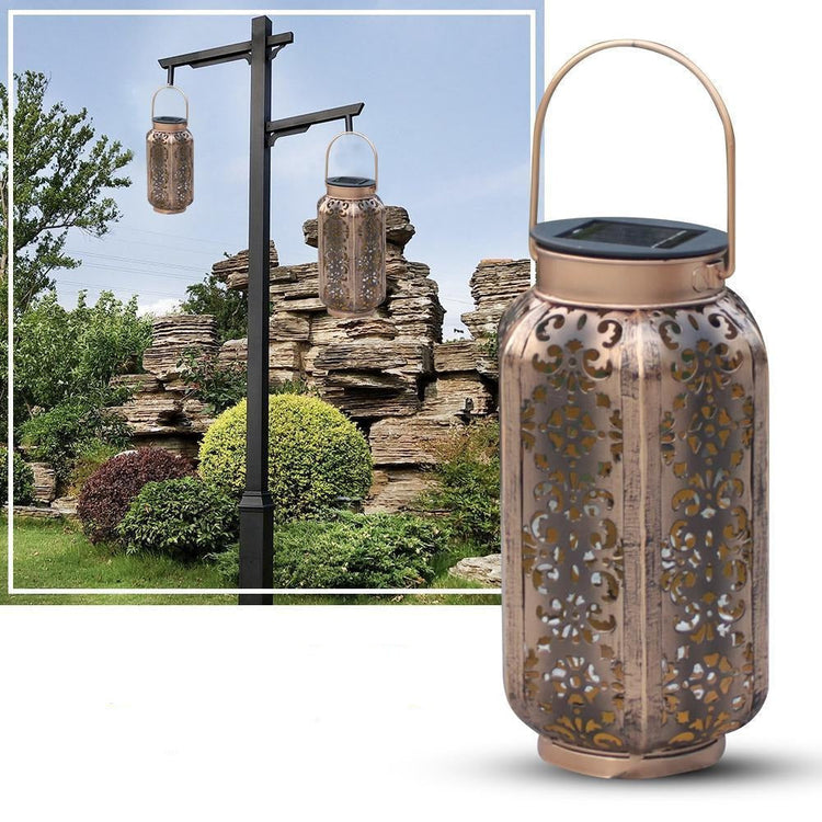 Zariya - Shadow Cast Solar LED Garden Lantern - Solar Light